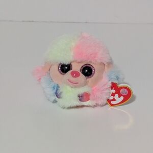 Rainbow Ty Puffies Pastel Dog